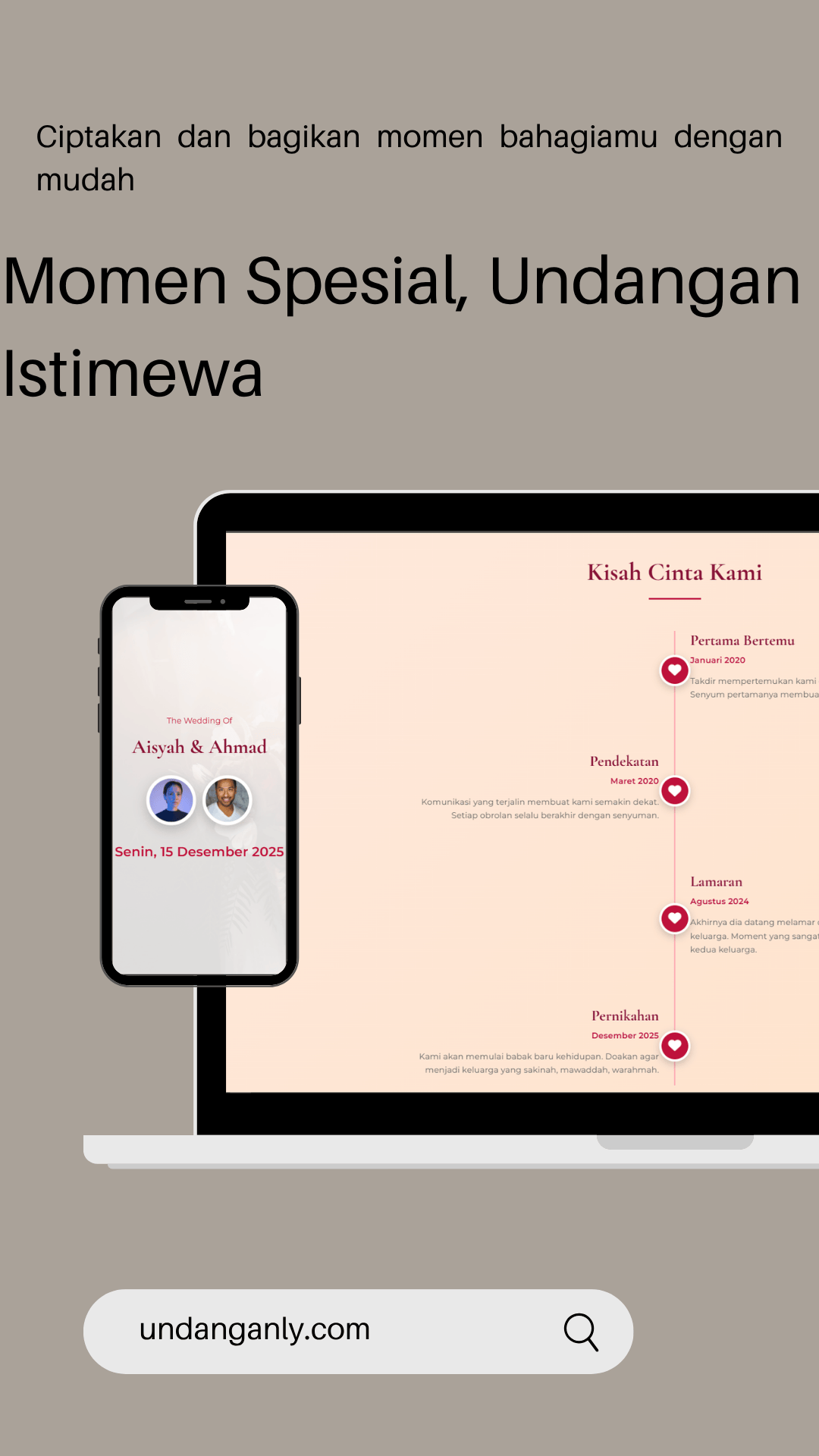 Contoh Undangan Pernikahan Digital